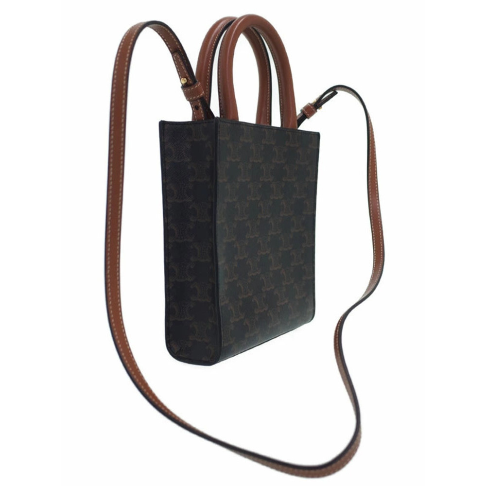 Celine Triomphe Canvas Vertical Cabas Bag - Picture 2 of 9